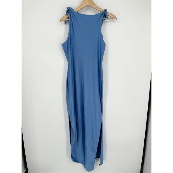 Coperni Asymmetric Flower Gown Satin Cut-Out Sleeveless Rosette Midi Maxi Dress - Picture 11 of 16